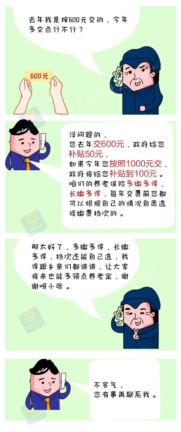 多地調(diào)整城鄉(xiāng)居民養(yǎng)老保險(xiǎn)繳費(fèi)檔次，多繳多得，長(zhǎng)繳多得！